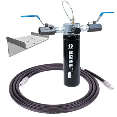 GRACO 248418 - 900 PSI CleanLine Filter Assembly, Wall Mount, Zinc Plated
