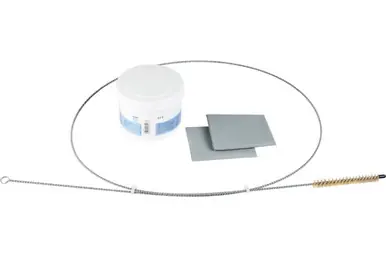 PFERD 96112 - Flexible Shaft Maintenance Set BW 7 - Includes Casing Brush, Cloth, and Shaft Grease