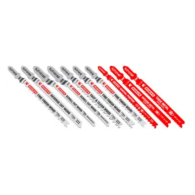 DIABLO DJT10S - T-Shank Jig Saw Blade Set for Wood & Metal (10-Piece)
