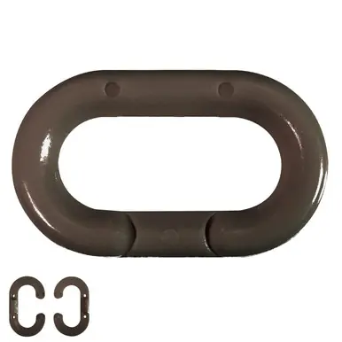 Mr. Chain 50710-10 2" Plastic Master Link (10 Pack) Brown