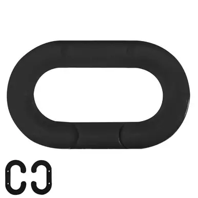 Mr. Chain 30703-10 1.5" Plastic Master Link (10 Pack) Black