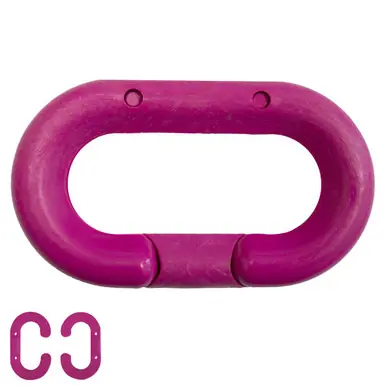 Mr. Chain 51718-10 2" Heavy Duty Plastic Master Link (10 Pack) Magenta
