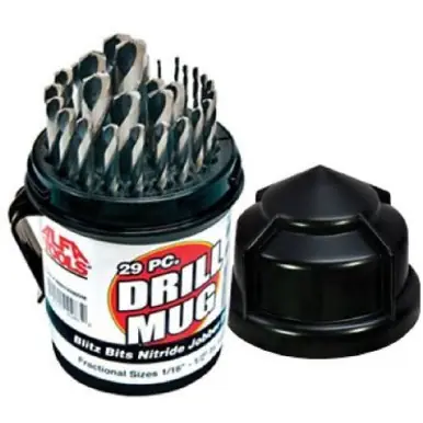 ALFA BBN74590DM - 29pc 1/16-1/2 Blitz Nitride Drill Mug