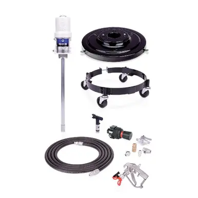 GRACO 226342 - Fire-Ball 300, 15 1 Undercoating Package, 120 lb / 16 Gal Drum, with Dolly, 2250 PSI