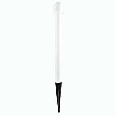 Mr. Chain 95501 Heavy Duty 3" x 35" Deluxe Ground Pole (1 Pack) White