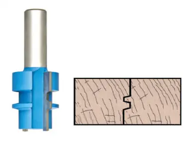 ALFA RB75052 - 1" x 2-5/8" Glue Joint Router Bit