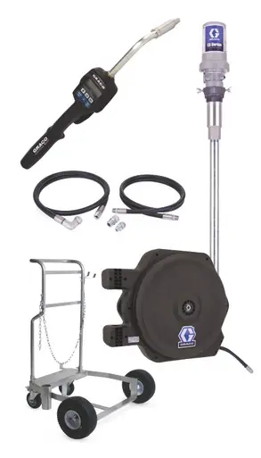 GRACO 24H917 - LD Series 5 1 55 Gallon Barrel Mobile Oil Pump Package