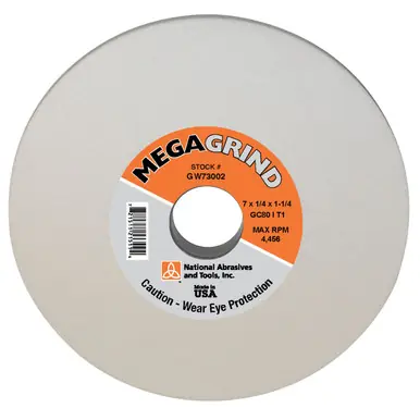 ALFA GW73046 - 10 x 1 x 3 x 46K Aluminum Oxide Surface Grinding Wheel White