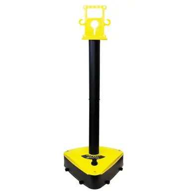 Mr. Chain 92388 X-Treme Duty Stanchion (1 Pack) Yellow/Black