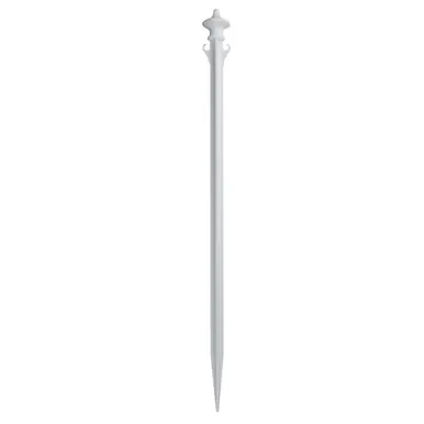 Mr. Chain 90901-24 28" Solid Colonial Ground Pole White (24 Pack)