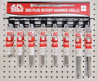 ALFA SDSP16 - 16pc SDS-Plus Hammer Drill Bit Display