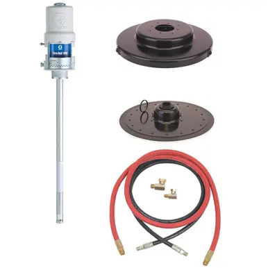 GRACO 225014 - Fire-Ball 300, 50 1 Grease Pump, 120 lb Drum, Stationary Supply Package