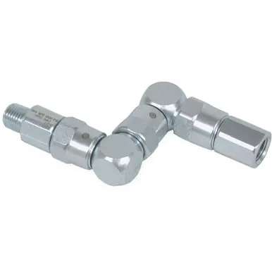 GRACO 202577 - Zinc-Plated Steel Z-Swivel w/ Leather Packings, 1/4" NPT(F) x 1/4" NPT(M)