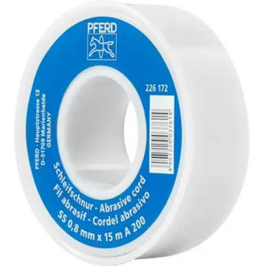 PFERD 49901 Abrasive cord, Diameter 0.03", 16 yd Aluminum Oxide - 200 Grit
