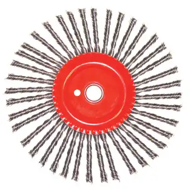 ALFA WBPJ12 - 12" Pavement Joint Stainless Wire Wheel, 1" Arbor