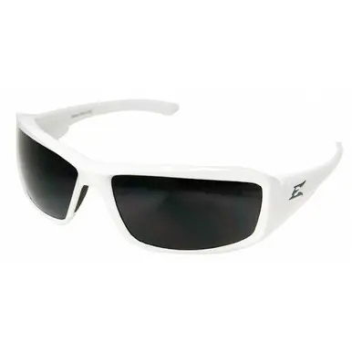 EDGE Eyewear XB146 Brazeau Torque - White Frames / Smoke Lens Safety Glasses