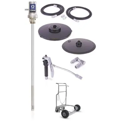 GRACO 24J054 - LD Series 50 1 400 lb. Grease Pump - Mobile Package