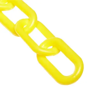 Mr. Chain 50002-25 2" x 25‘ Plastic Chain - Yellow