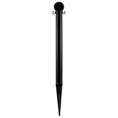 Mr. Chain 95503 Heavy Duty 3" x 35" Deluxe Ground Pole (1 Pack) Black