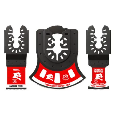 DIABLO DOU3CS 3pc Universal Fit Carbide Oscillating Blade Set (3-Piece)