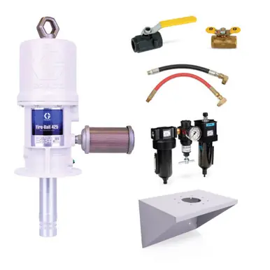 GRACO 244847 – Fire-Ball 425 10 1 Universal Oil Pump, Wall-Mounted Package, 180 PSI (1.2 MPa, 12