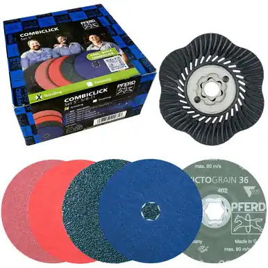 PFERD 42974 - COMBICLICK 4-1/2" 5/8-11 Grinding Set