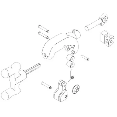 WHEELER-REX 606697 - Complete Cutter Assembly for 7991/8991 Threader