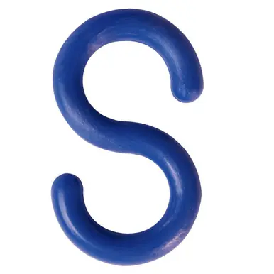 Mr. Chain 50306-10 2" Plastic S-Hook (10 Pack) Blue