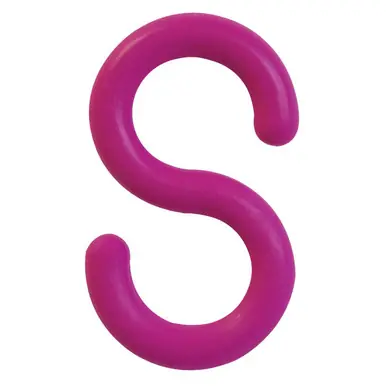 Mr. Chain 80318-10 3" Plastic S-Hook (10 Pack) Magenta