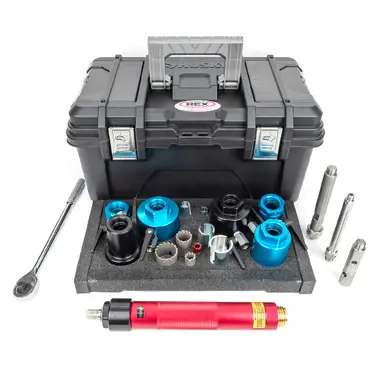 WHEELER-REX 8209 - Hot Tapping System 3/4"-2" CTS, Flare/Compression Plastic, Ductile Iron, Cast