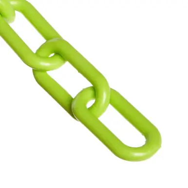 Mr. Chain 50014-25 2" x 25‘ Plastic Chain - Safety Green