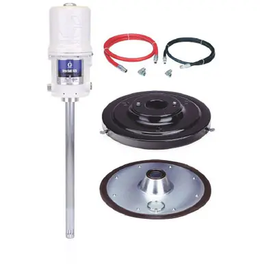 GRACO 223108 - Fire-Ball 425, 50 1 Grease Pump, 120 lb Drum, Stationary Supply Package