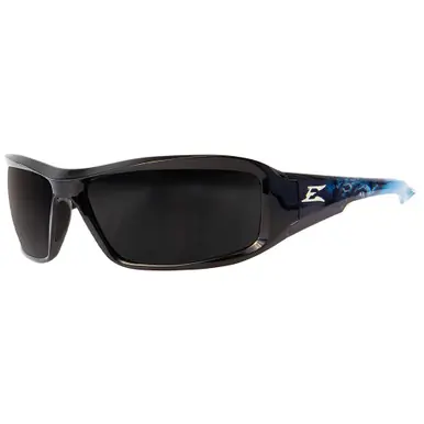 EDGE Eyewear XB116-A2 Brazeau - Black Frame, Smoke Lens Safety Glasses