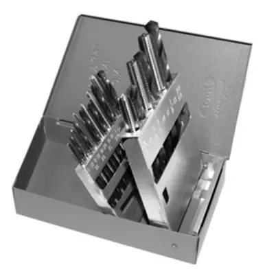 ALFA TDSH218F - 18pc HSS NF Plug Eco Tap/Drill Set