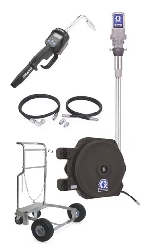 GRACO 24H915 - LD Series 5 1 55 Gallon Barrel Mobile Oil Pump Package