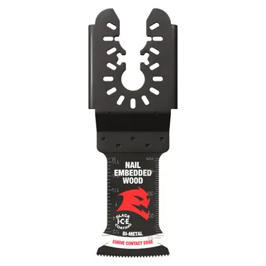 DIABLO DOU125BW - 1-1/4" Universal Fit Bi-Metal Oscillating Blade for Nail-Embedded Wood