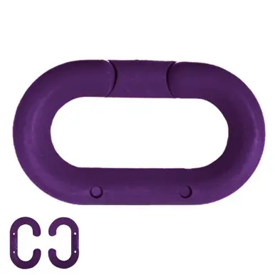 Mr. Chain 51723-10 2" Heavy Duty Plastic Master Link (10 Pack) Purple