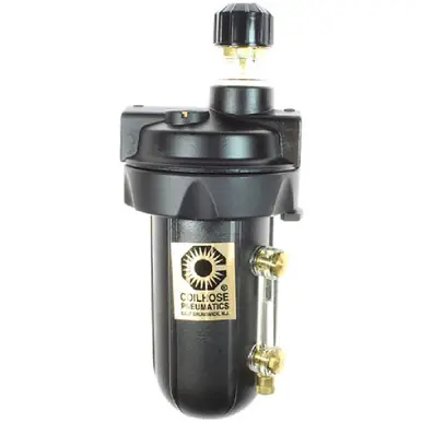 Coilhose Pneumatics 8843M Heavy Duty Series Lubricator, 3/8", Metal Bowl