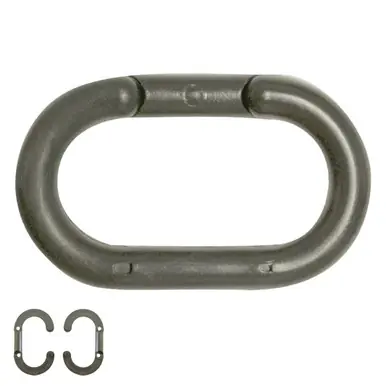 Mr. Chain 30708-10 1.5" Plastic Master Link (10 Pack) Silver