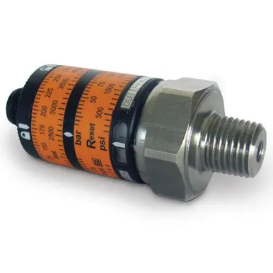 GRACO 24K414 - General Pressure Switch, 1/4" NPT Male, 9.6-32 VDC, 4-Pin, M12 Micro-Connector