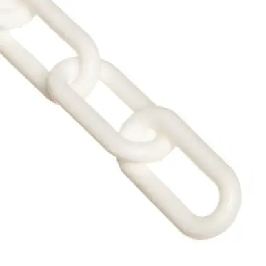 Mr. Chain 40001-25 4" x 25‘ Plastic Barrier Chain White