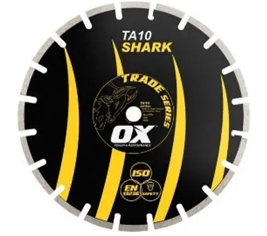 OX TOOLS OX-TA10-14 - Trade Asphalt 14" Diamond Blade, 1" Arbor
