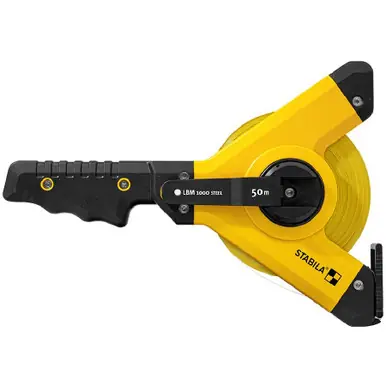 STABILA 30920 - LBM1000 - 50m Metric Scale (cm) Y-Frame Steel Tape Measure