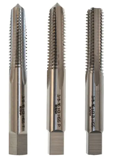 ALFA HTS270044 - 11/16"-11 HSS Eco Pro Hand Taps, Taper, Plug & Bottoming 3pc Set