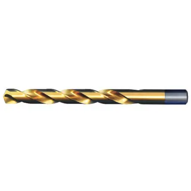 ALFA S150112TN - 15/64" Heavy Duty TiN Coated Jobber Drill, Super HSS (12pk)