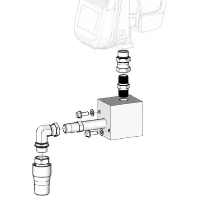 GRACO 25D130 - Component Kit Only for Oil Bar Dispense Console (25D121), Carbon Steel, 1500 PSI