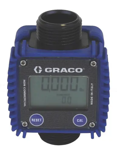 GRACO 127663 – LD Digital In-Line Turbine Meter with LCD Display, 1" BSPP(F) Inlet/Outlet