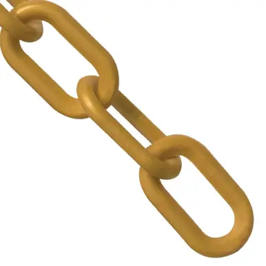 Mr. Chain 10009-500 1" x 500‘ Plastic Chain - Gold