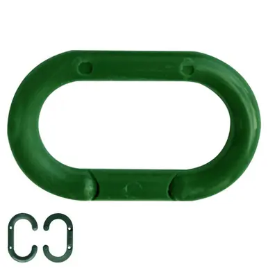 Mr. Chain 30754-10 1.5" Plastic Master Link (10 Pack) Evergreen