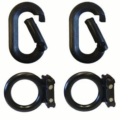 Mr. Chain 72103 Magnet Ring with Carabiner Kit (2 Pack)